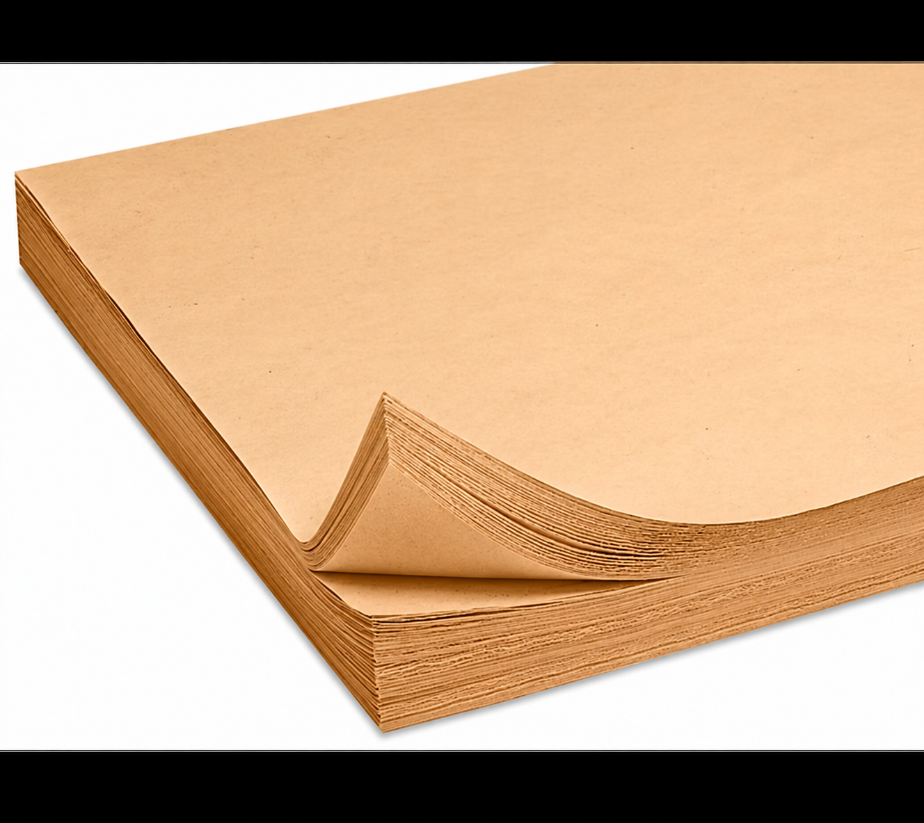 Smooth brown kraft paper bird cage liner sheets